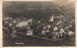 BAUMA, ZURICH, ARCHITECTURE, TOWER WITH CLOCK, SWITZERLAND, POSTCARD - Bauma