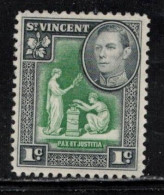 ST. VINCENT Scott # 156 MH - KGVI - St.Vincent (...-1979)