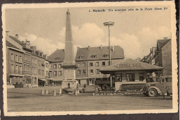 Malmédy 1954 - Place Albert 1er. Automobile - Malmedy