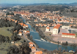 09 SAINT GIRONS  Vue Générale Aérienne       (Scan R/V) N°    3    \MR8035 - Saint Girons