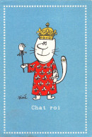 SINE  Maurice Sinet   Illustrateur Le Chat Roi éditions PULCINELLA  Année 1960  (Scan R/V) N°   51    \MR8076 - Sine