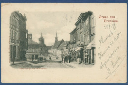 Gruß Aus Prenzlau Mühlenstraße, Gelaufen 1898 (AK3602) - Prenzlau