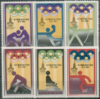 Korea (Nord) 1979 Olympia Sommerspiele'80 Moskau 1890/95 Postfrisch - Korea (Noord)