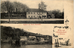 Gruss Aus Wünschendorf In Böhmen - Gasthof Zur Stadt Marklissa - Boehmen Und Maehren