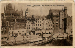 Danzig - Sternwarte Und Alte Häuser An Der Langenbrücke - Danzig