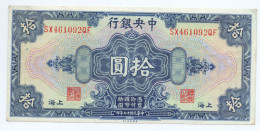 China 10 Dollars 1928 (sign. 7) - Japan