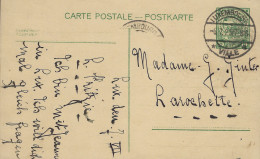 Luxembourg - Luxemburg -  Carte - Postale  1921  Adressé à Mme  Ginter - Ginter ,  Larochette - Stamped Stationery