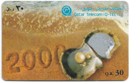 Qatar - Q-Tel - Autelca - Pearl In Shell, 2000, 30QR, Used - Qatar