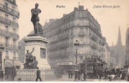 PARIS - Statue Etienne Dolet - Très Bon état - Distrito: 20