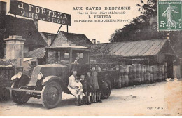 SAINT PIERRE LE MOUTIER - Aux Caves D'Espagne, J. Forteza - Très Bon état - Saint Pierre Le Moutier