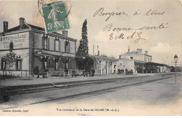 Vue Intérieure De La Gare De SEGRE - Très Bon état - Segre