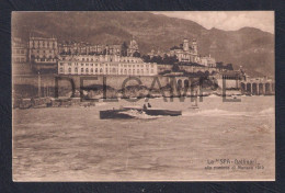 POSTCARD ITALIA ITALY SOCIETÁ LIGURE PIEMONTESE AUTOMOBILI LO SPA-GALLINARI ALLA RIUNIONE DI MONACO 1910 - Trasporti