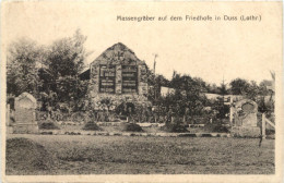 Massengräber Auf Dem Friedhofe In Duss - Feldpost 8. Bayer Chev. Regiment - Dieuze