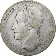Belgique, Leopold I, 5 Francs, 5 Frank, 1849, Argent, TB+, KM:3.2 - 5 Francs