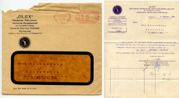 Germany 1928 Cover & Letter; Dortmund - „OLEX" Deutsche Petroleum-Verkaufs-Gesellschaft; 15pf. Meter - Frankeermachines