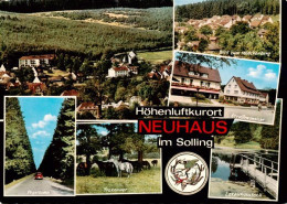 73944016 Neuhaus_Solling Parkhotel Duesterdiek Strassenpartie Lakenhausteich Tra - Holzminden