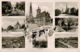 73902483 Buehl Baden Stadtgarten Friedhofskapelle Blick Vom Rathausturm Kirche A - Bühl