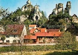 73248973 Tuechersfeld Ortsmotiv Mit Felsen Fraenkische Schweiz Tuechersfeld - Pottenstein