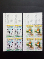 LIECHTENSTEIN MI-NR. 893-894 POSTFRISCH(MINT) 4er BLOCK EUROPA 1986 RAUCHSCHWALBE ROTKEHLCHEN - 1986