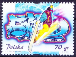 Poland 1999 MNH, Snowboarding, Fun Sports - Skateboard
