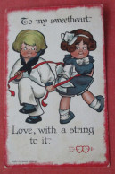 Artist Signed Vintage Postcard Mary George Valentines Day Love Couple Dutton     Ref 6405 - Dia De Los Amorados