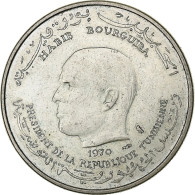 Tunisie, Dinar, 1970, Paris, FAO, Argent, TTB, KM:302 - Tunisie