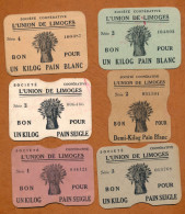 BON COMMERCIAL // LIMOGES (Haute-Vienne 87) // SOCIETE COOPERATIVE // L'UNION DE LIMOGES // 11 Bons - Bonds & Basic Needs