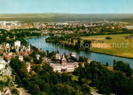 73244706 Hanau Main Fliegeraufnahme Mainpartie Hanau Main - Hanau