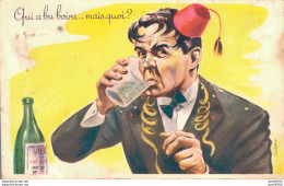 QUI A BU BOIRA MAIS QUOI ? ILLUSTRATION CARRIERE POUR UNE PUB DE VICHY EAU MINERALE - Carrière, Louis