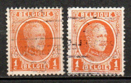 3111 Voorafstempeling Op Nr 190 - SOMBREFFE 23 - Positie C & D - Roulettes 1920-29