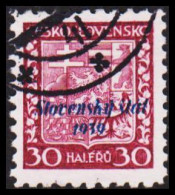 1939. SLOVENSKO 30 HALERU Overprinted Slovensky Stat 1939.  (Michel 6) - JF545941 - Oblitérés