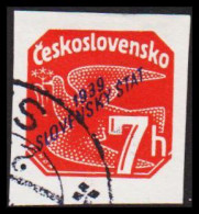 1939. SLOVENSKO 7 H Overprinted Slovenský štát  (Michel 28) - JF545950 - Usati