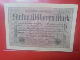 Reichsbanknote 50.000.000 Mark 1923 Circuler (B.33) - 50 Millionen Mark