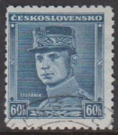 1939. SLOVENSKO Milan Rastislav Štefánik. 60 H. Dark Blue.  (Michel 23) - JF365900 - Oblitérés