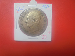 Léopold 1er. 5 FRANCS 1850 ARGENT (A.2) - 5 Francs