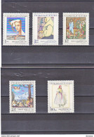 TCHECOSLOVAQUIE 1971 PEINTURES Yvert 1876-1880, Michel 2032-2036 NEUF** MNH Cote 9 Euros - Unused Stamps