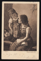 Grossmütterchen Sig. G. Wagner, Kind Nickelbrille + Katze, München 31.12.1919 - Día De La Madre