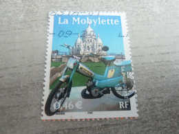 La Mobylette - Transports - 0.46 € - Yt 3472 - Multicolore - Oblitéré - Année 2002 - - Motos