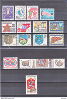TCHECOSLOVAQUIE 1973  Yvert 1966-1970 + 1985-1992 + 2010 + 2023 NEUF** MNH - Unused Stamps