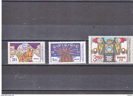 TCHECOSLOVAQUIE 1974 EXPOSITION PHILATELIQUE BRNO Yvert 2035 + 2054-2055, Michel 2184 + 2209-2210 NEUF** MNH - Unused Stamps