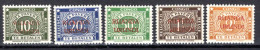 TX 15a/19a** Neuf Sans Charnières - Cote 3,50 € - Unused Stamps