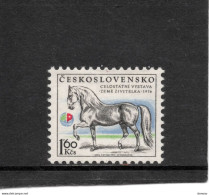 TCHECOSLOVAQUIE 1976 CHEVAL Yvert 2174, Michel 2338 NEUF** MNH - Unused Stamps