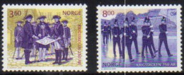 Norway Norge 2000 War School 250 Years Anniversary   Mi 1352-1353  MNH(**) - Briefe U. Dokumente