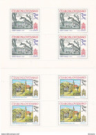 TCHECOSLOVAQUIE 1978 BRATISLAVA 2 FEUILLETS Yvert 2275-2276, Michel 2440-2441 KB NEUF** MNH Cote 30 Euros - Unused Stamps