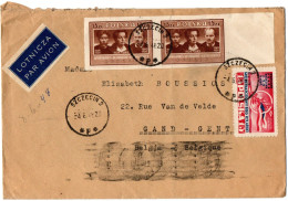 1, 9 POLAND, 1948, AIR MAIL, COVER TO BELGIUM - Autres & Non Classés