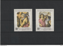 TCHECOSLOVAQUIE 1978 PEINTURES DE TITIEN Michel 2463-2464 NEUF** MNH - Unused Stamps