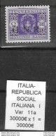Italy VERY RARE Reversed Overprint Mnh ** With Certificate 30000 Euros - Segnatasse