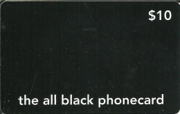New Zealand: Prepaid Eziphone - The All Black Phonecard - Neuseeland