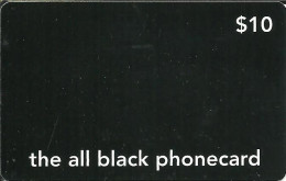 New Zealand: Prepaid Eziphone - The All Black Phonecard - Nouvelle-Zélande