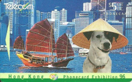 New Zealand: Telecom - 1996 Phonecard Exhibition Hong Kong 96, Spot Cruising Hong Kong Harbour - Neuseeland